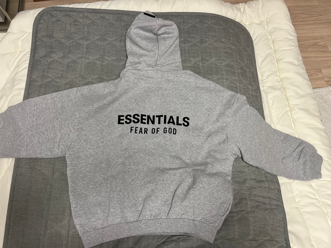 에센셜 Fear Of God 그레이 후드티M 24FW  상품이미지5