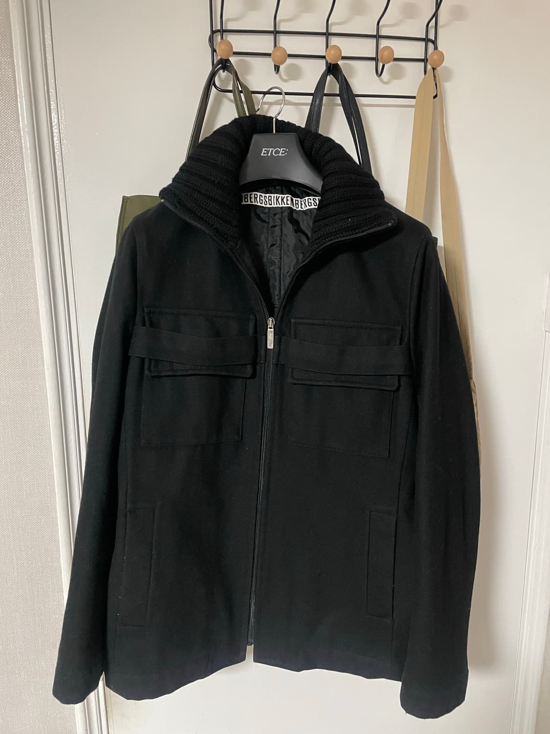 딕 비켐버그 하이넥 울 자켓 상품이미지2