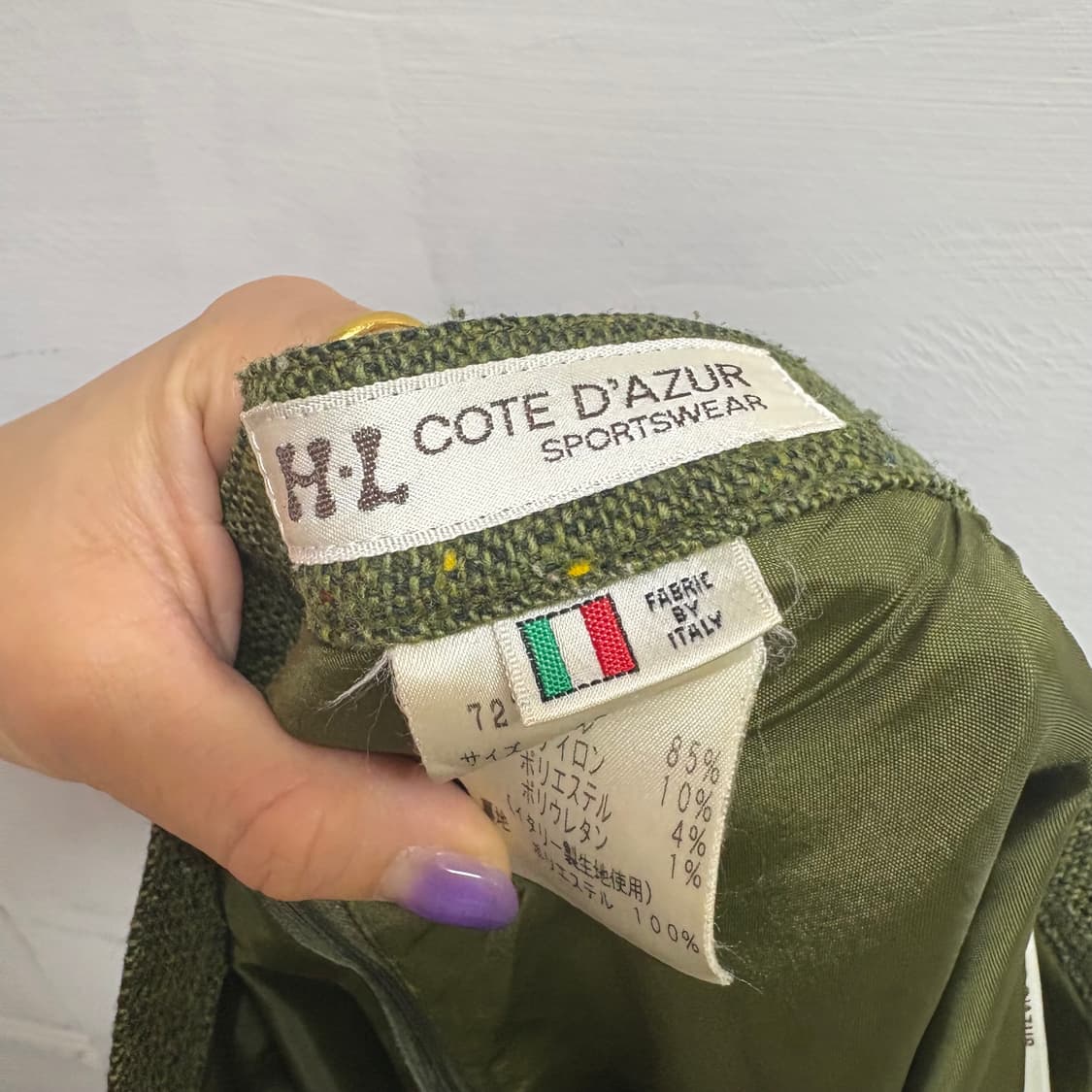 보카시 울 미디 롱스커트 (FABRIC BY ITALY) 상품이미지4