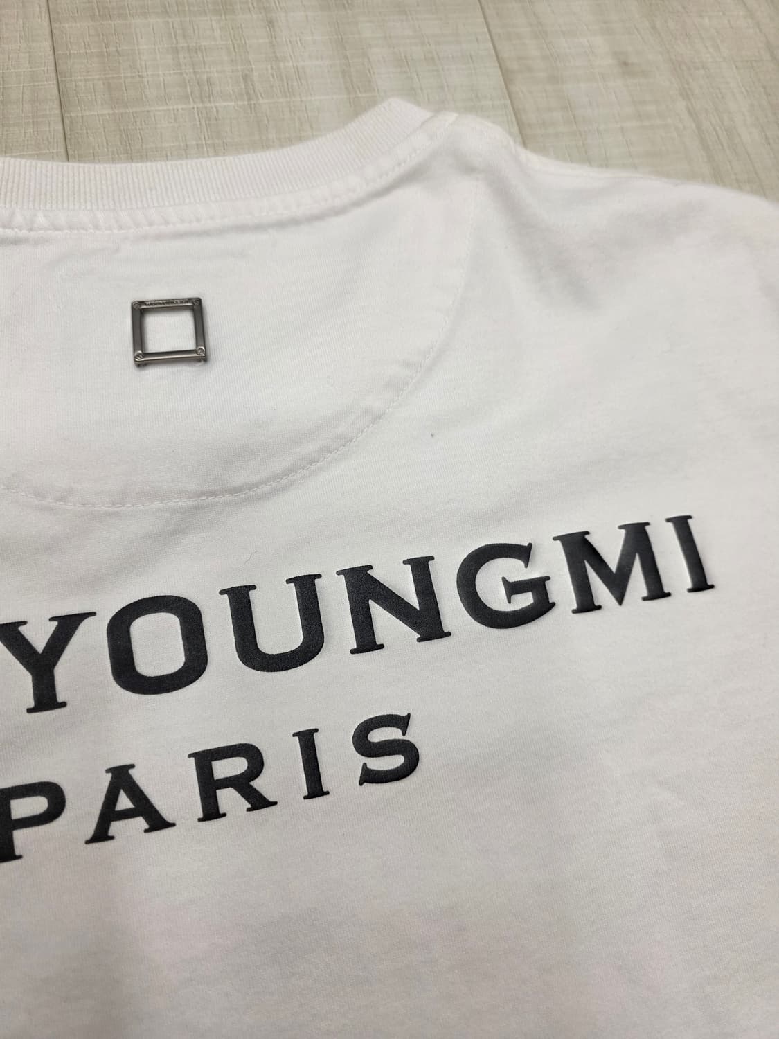 [새상품급,48]우영미 백로고 반팔 화이트 상품이미지4