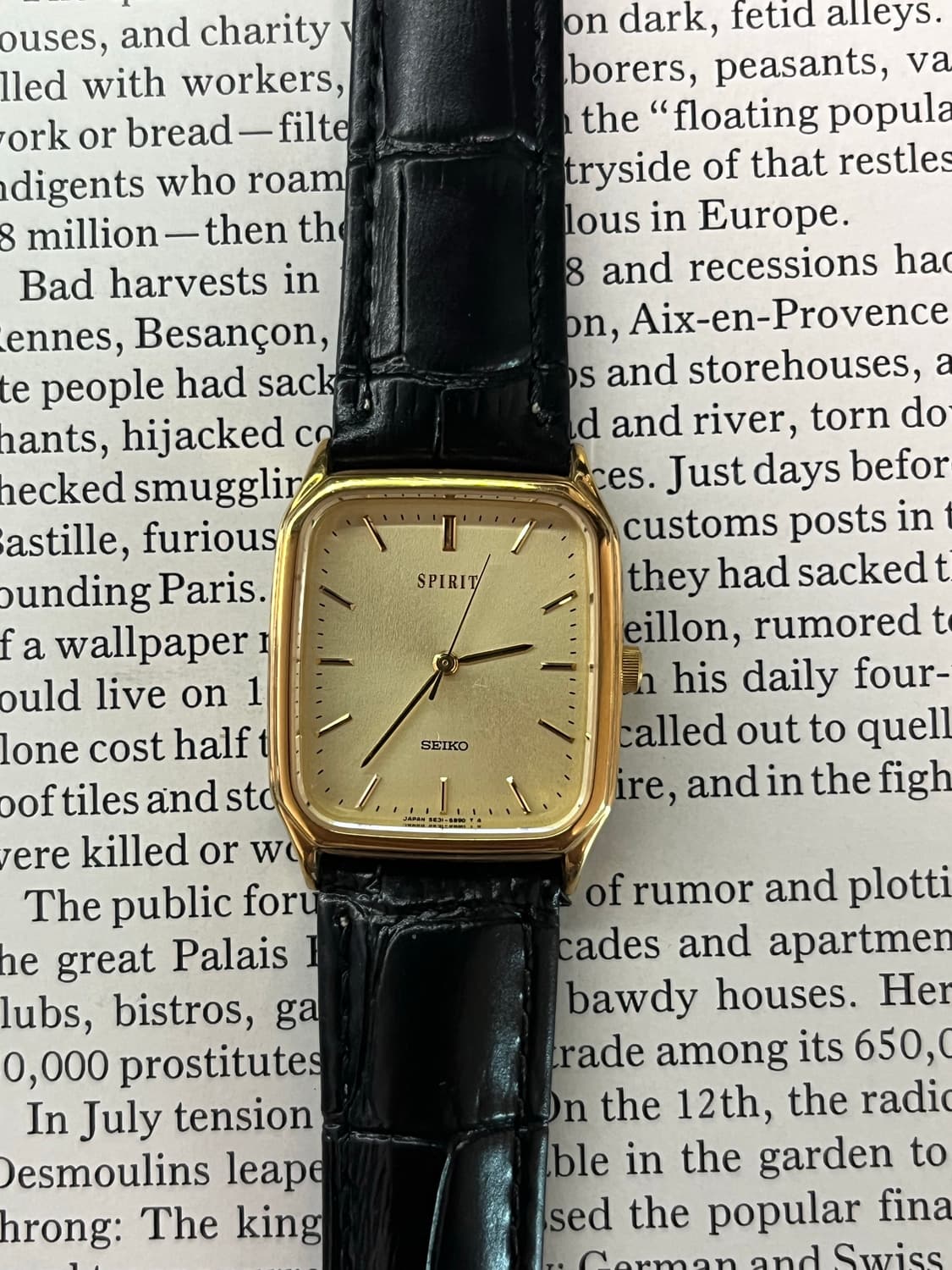 Seiko Quartz Spirit Tank 상품이미지3
