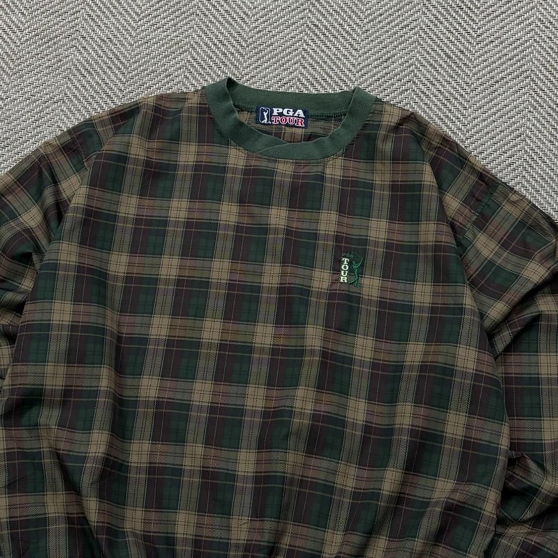 PGA TOUR 체크패턴 웜업 v2885 상품이미지3