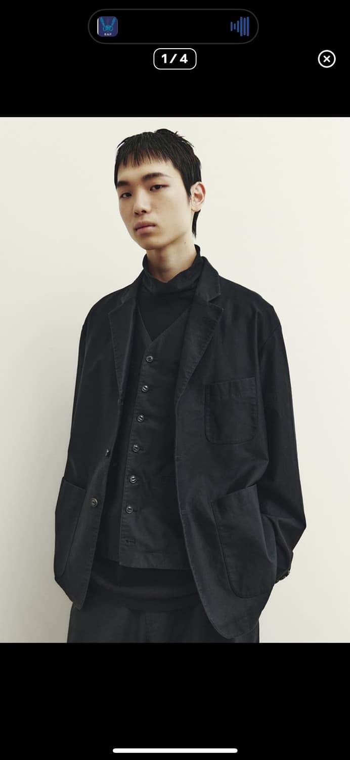 유스 25ss Moleskin Sport Jacket L size 상품이미지1