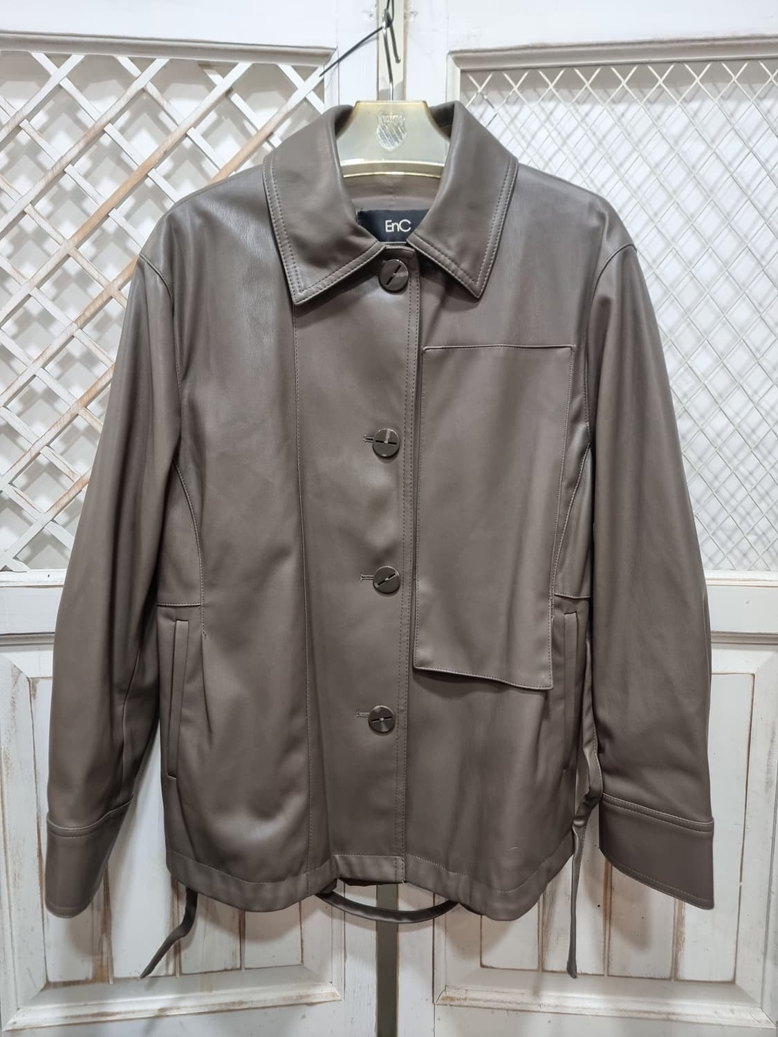 Enc 합성가죽 자켓 (C682 상품이미지1