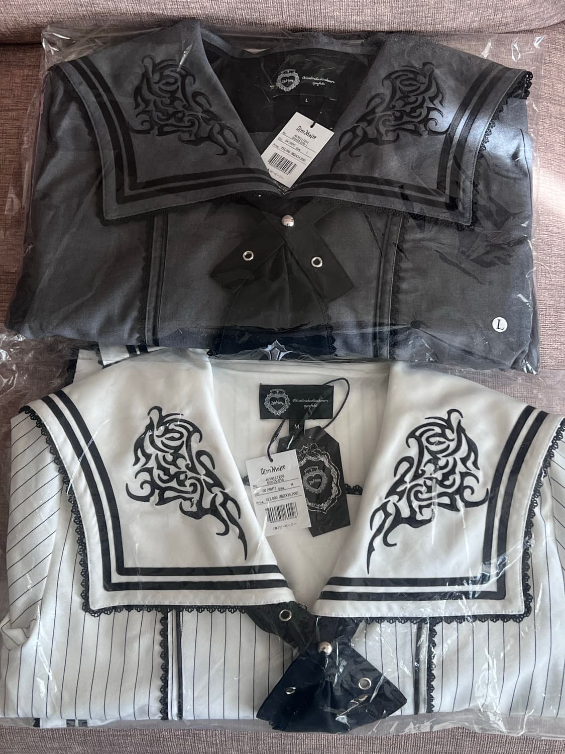 dimmoire 딤모아르 학원 세일러 셋업 화이트 M 상품이미지2