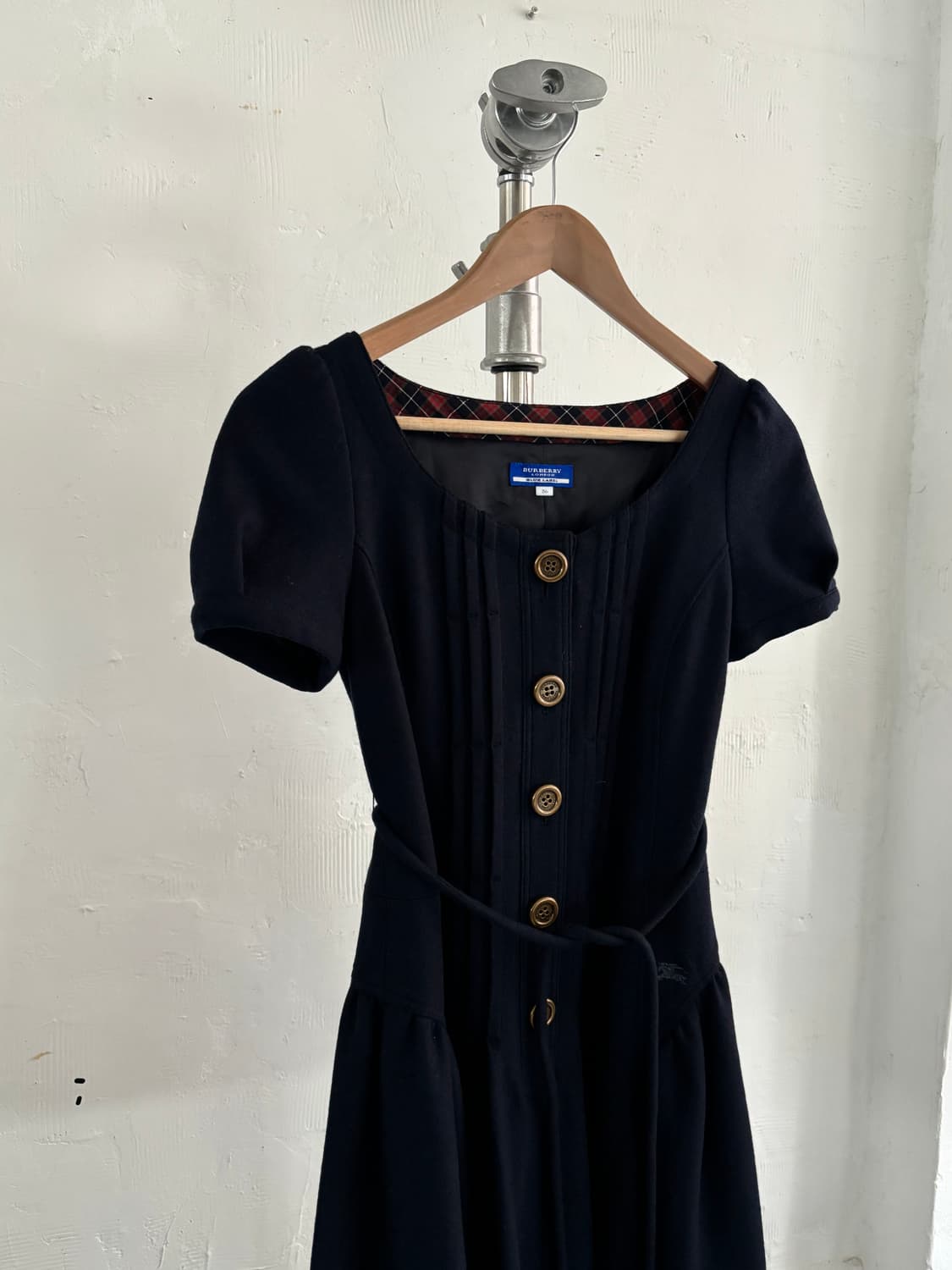 Burberry 버버리 블루라벨 네이비 버튼 원피스 상품이미지3
