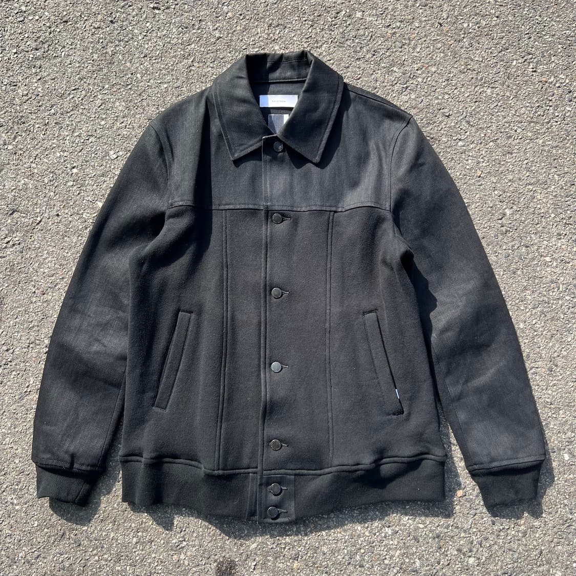 Facetasm 패브릭 믹스 자켓 상품이미지1