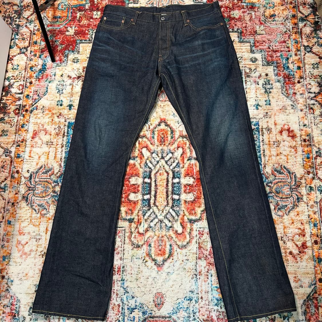 [34X34] RRL 더블알엘 셀비지 생지 데님팬츠 상품이미지1