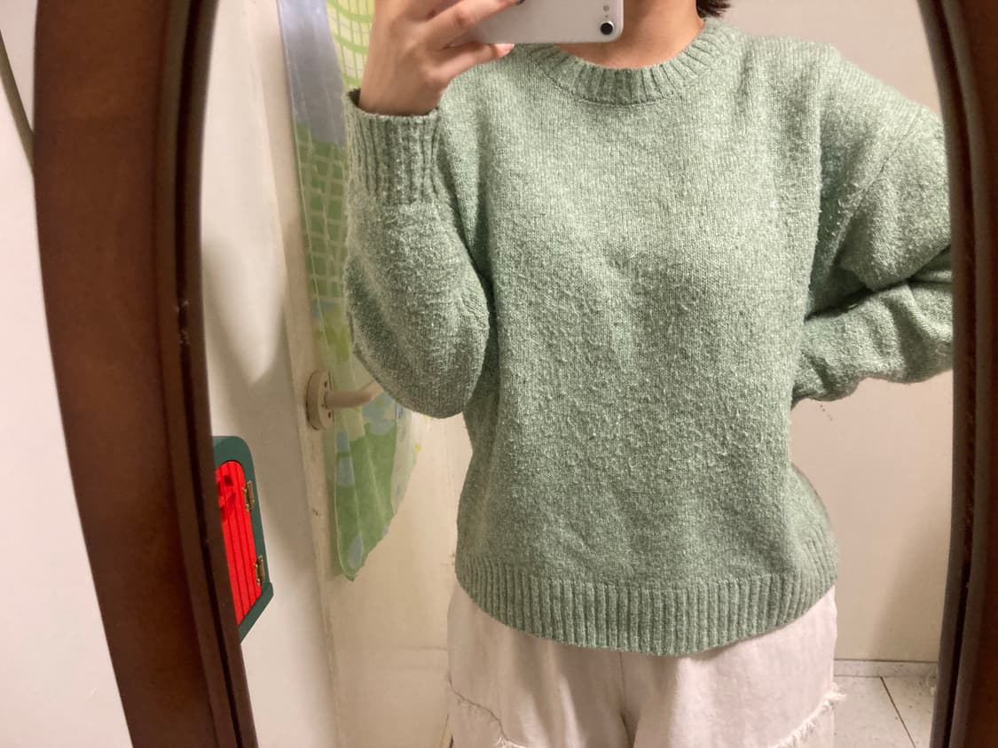 메론빵 말차 니트 상품이미지3