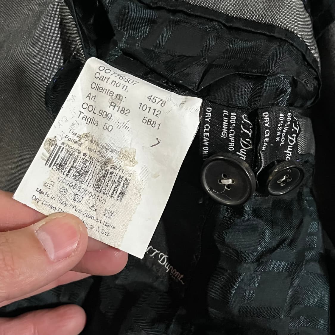 [100/32] 에스티 듀퐁 정장 수트 상품이미지9