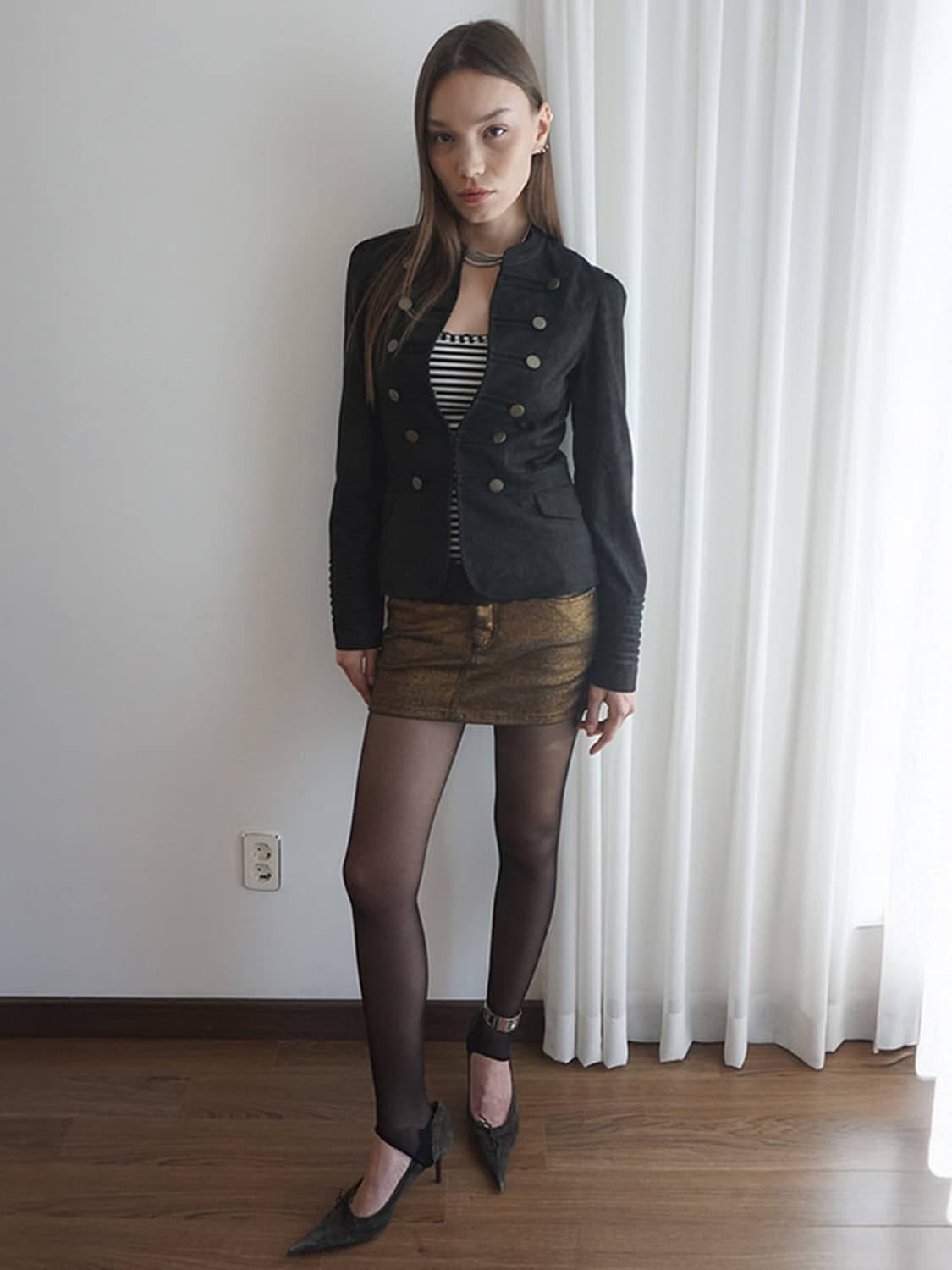 Sculptor napoleon jacket black / M 상품이미지3