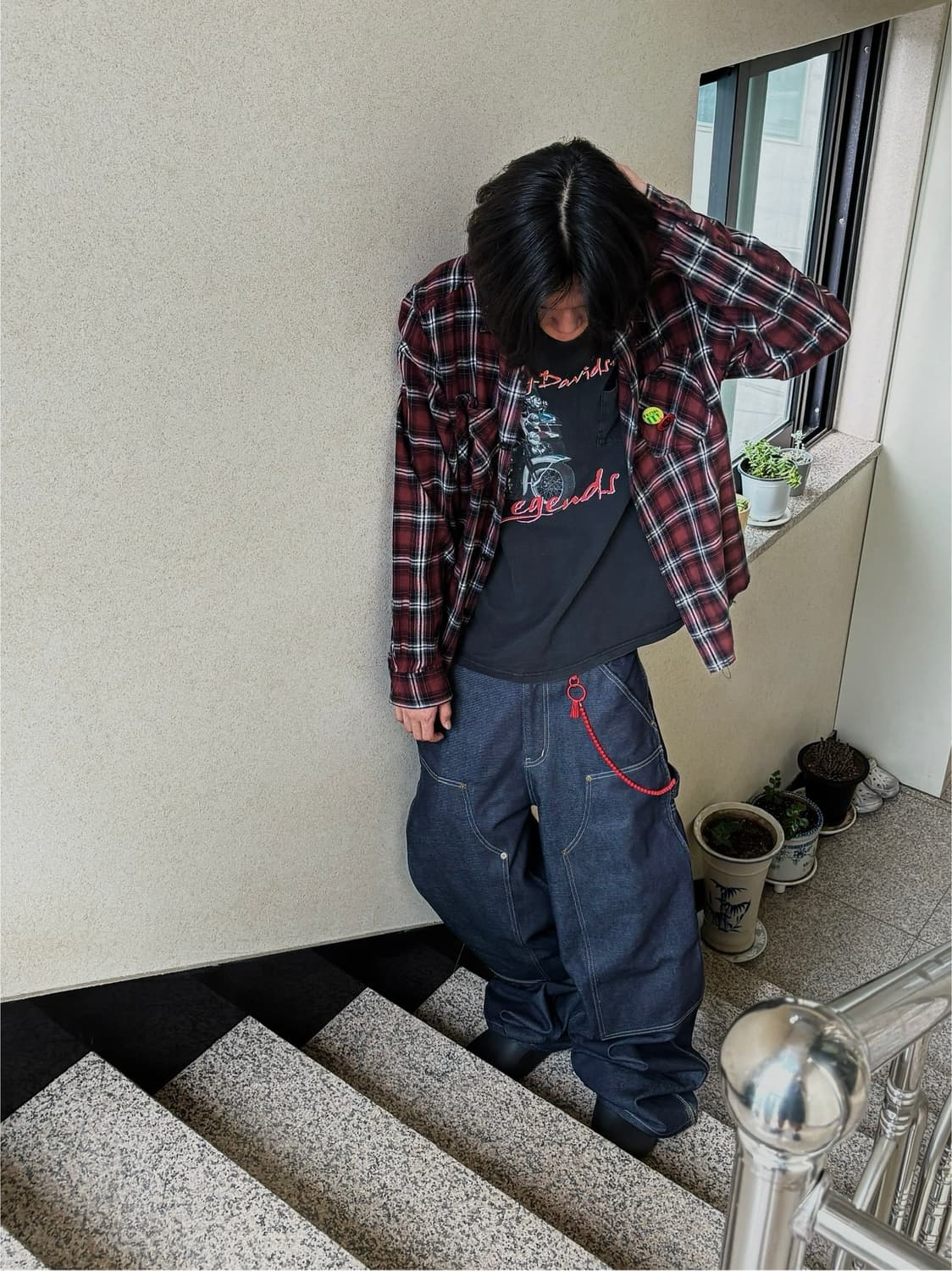 Emostanceclub 에모스탠스클럽 카펜터 배기진 상품이미지1