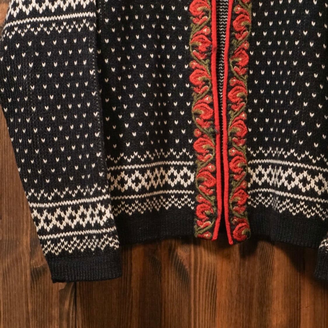 노르웨이 빈티지 핸드메이드 가디건 상품이미지4
