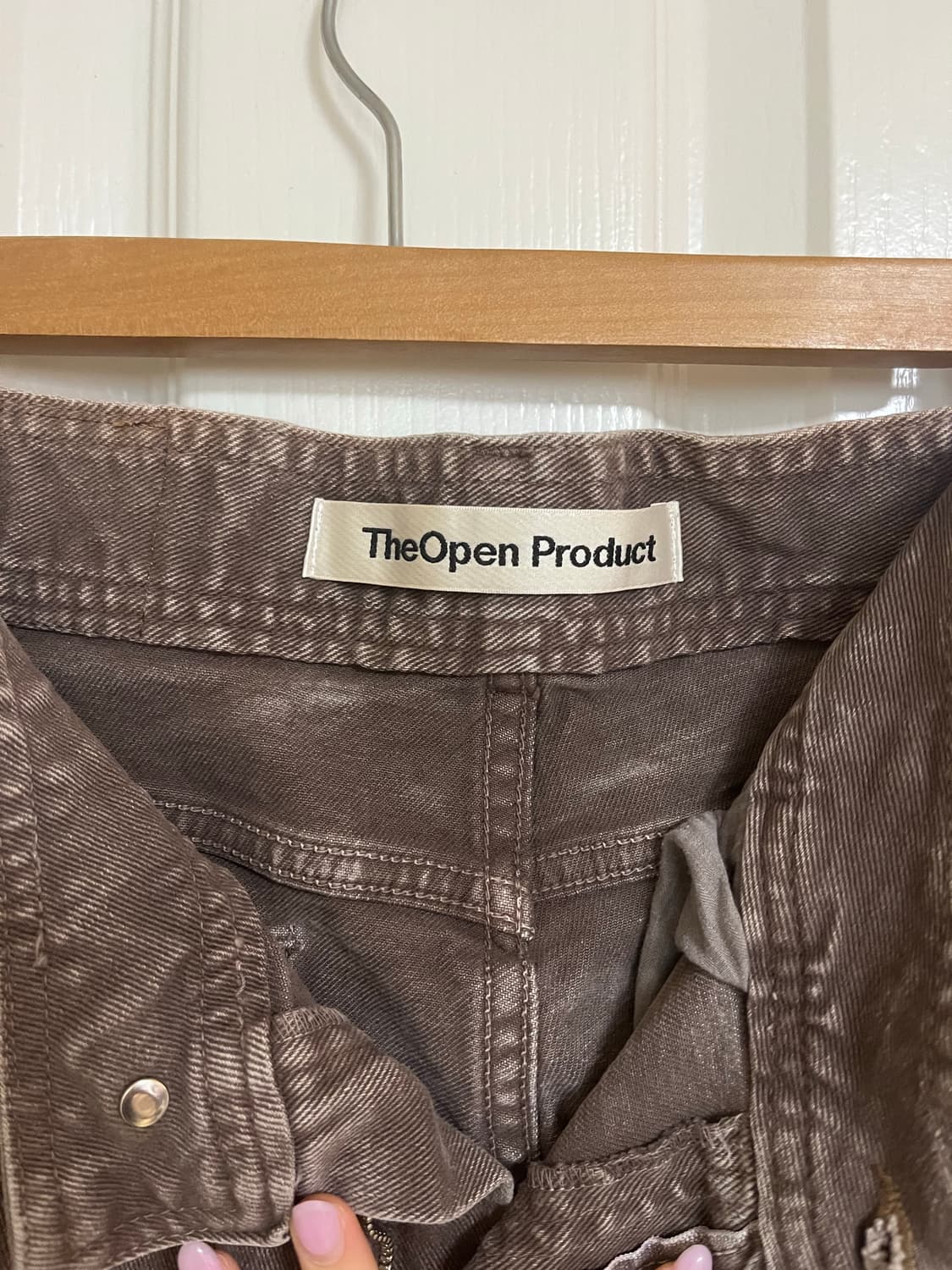 TheOpen Product 브라운 부츠컷 팬츠 상품이미지2