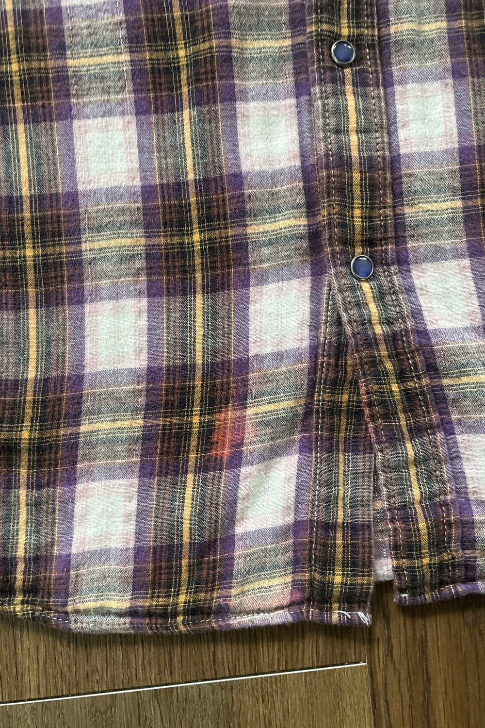 Check Western Flannel Shirt 상품이미지6