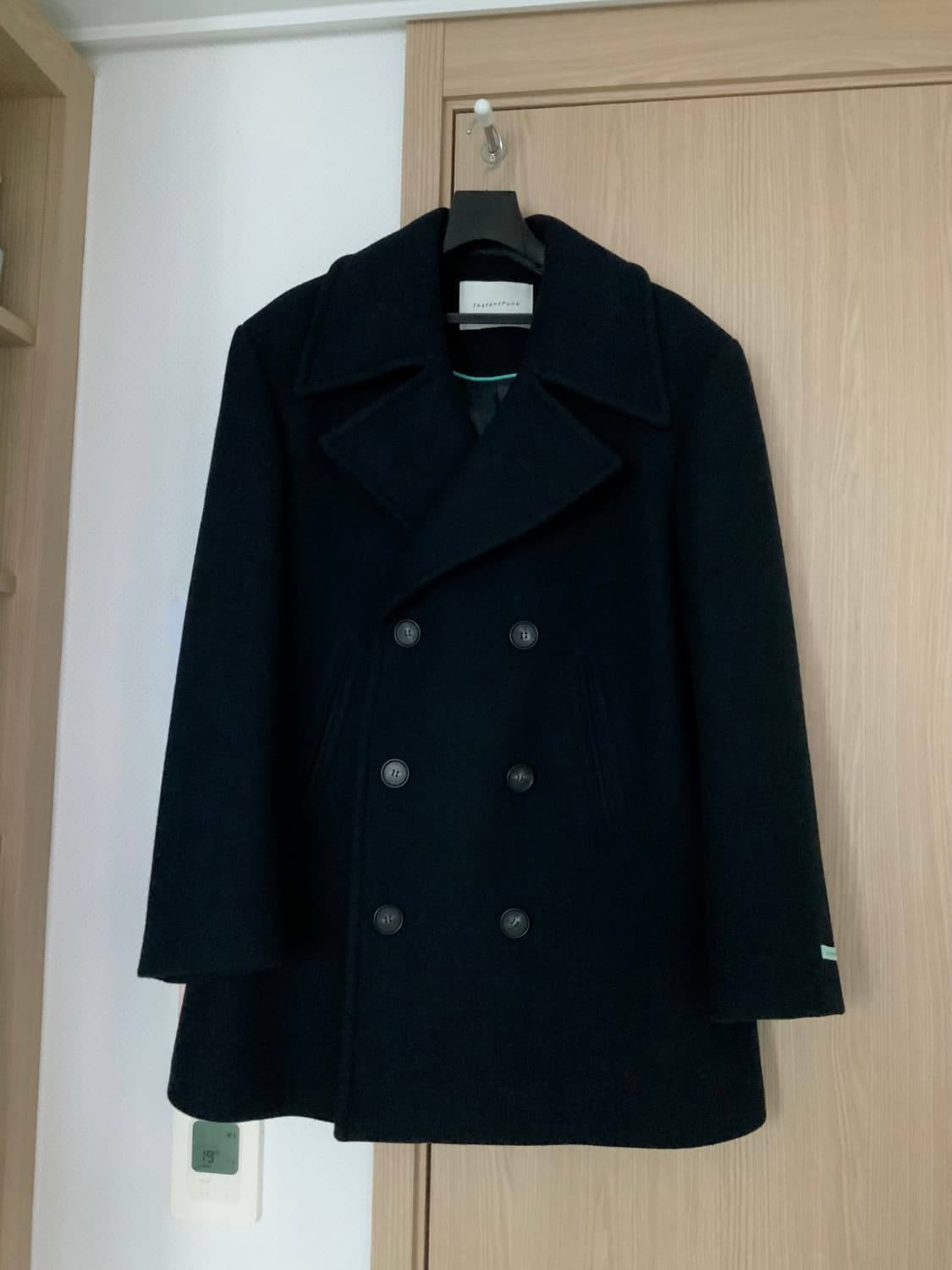 인스턴트펑크 오버사이즈 울 피코트 M 상품이미지7