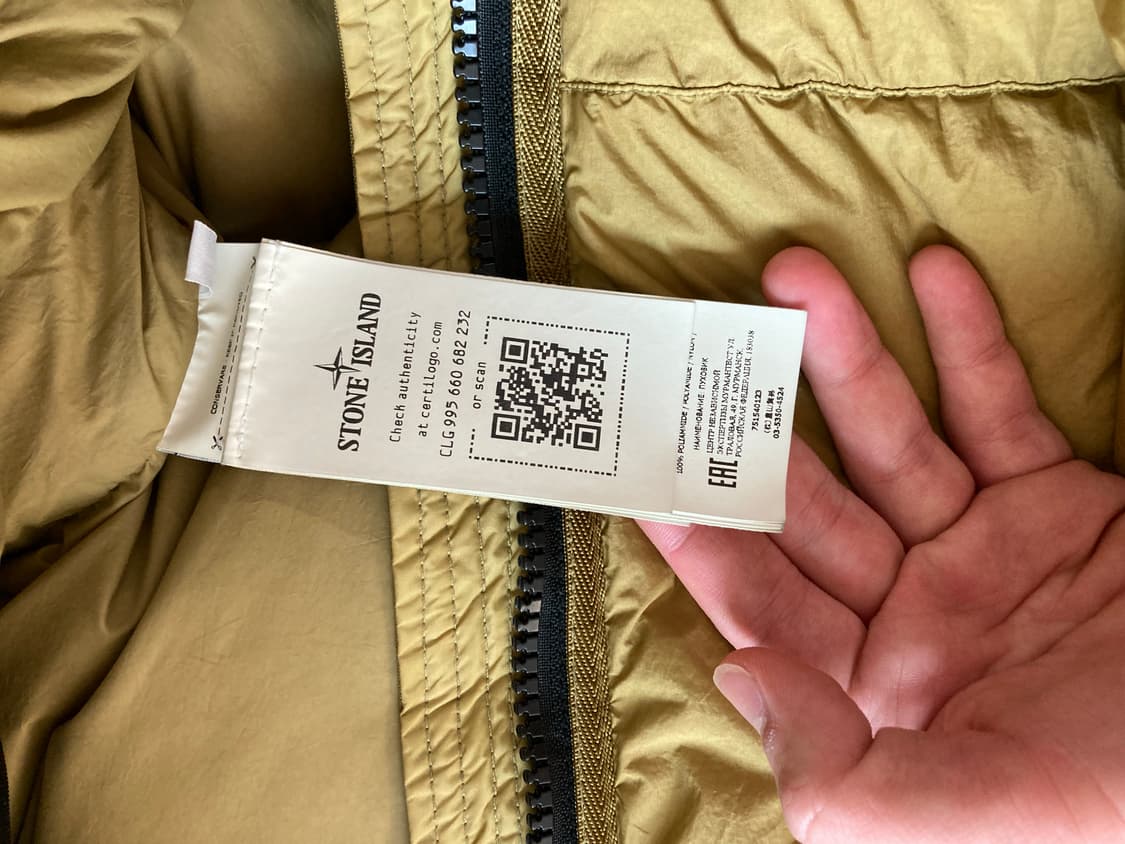 스톤아일랜드 크링클랩스 패딩 L 상품이미지3
