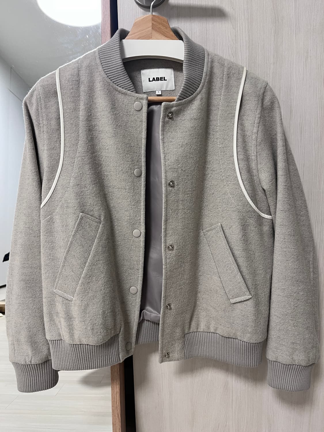 라벨아카이브 레이어드베이스볼자켓 상품이미지1