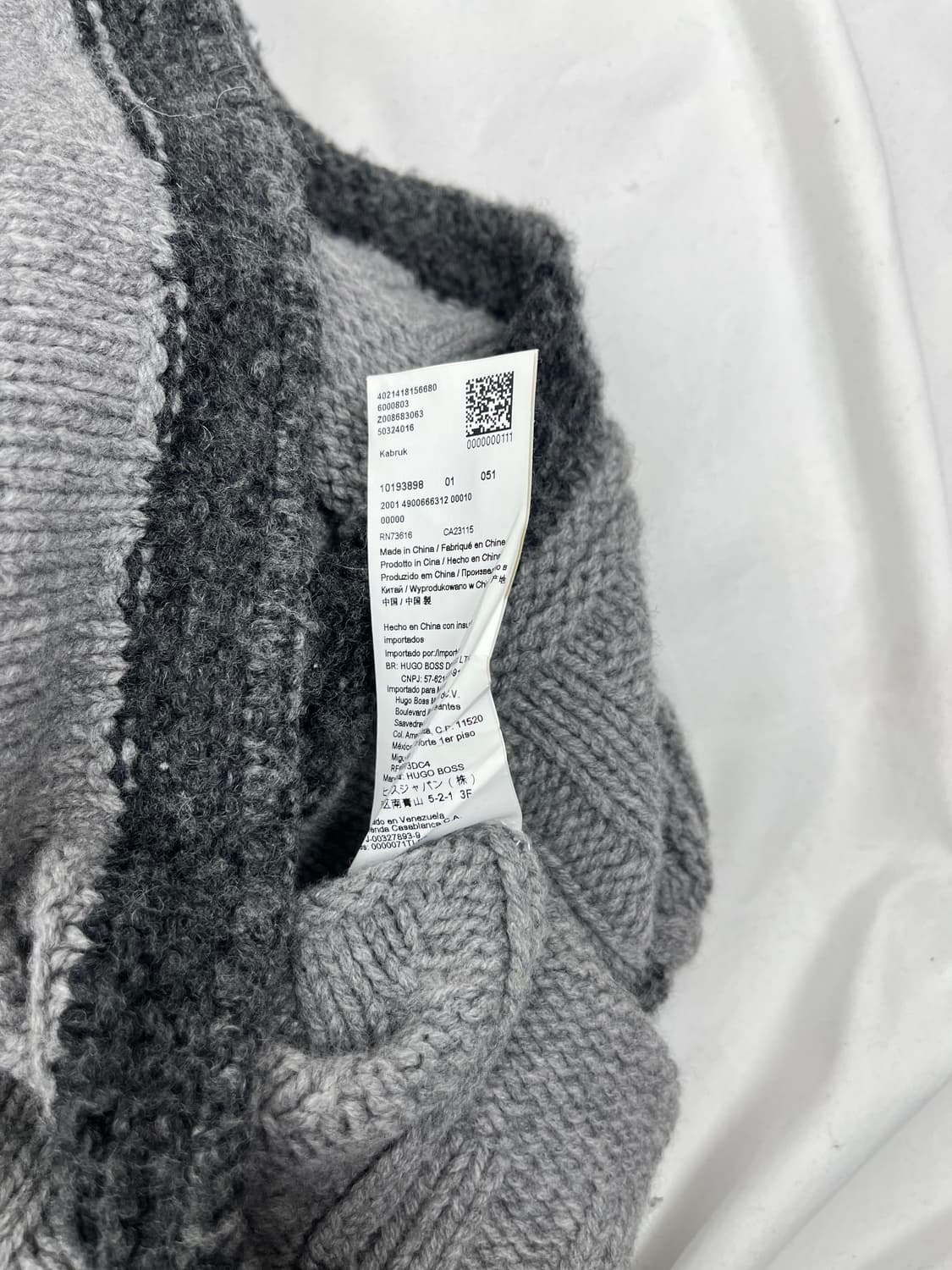 00s HUGO BOSS 스트라이프 패턴 니트  상품이미지7