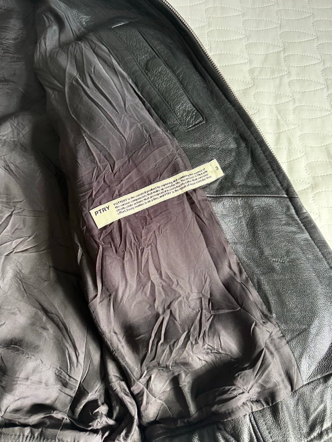 포터리 고트레더 자켓 3 (블랙) 상품이미지3