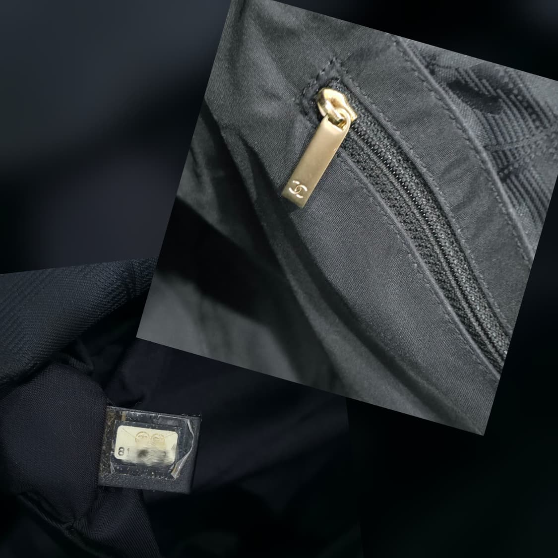 샤넬 트래블라인 나일론 토트백 블랙 상품이미지3