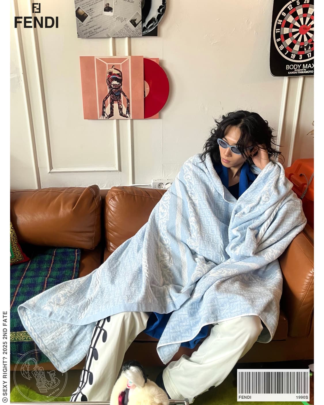 Old FENDI Zuka Pattern Big Blanket 상품이미지1