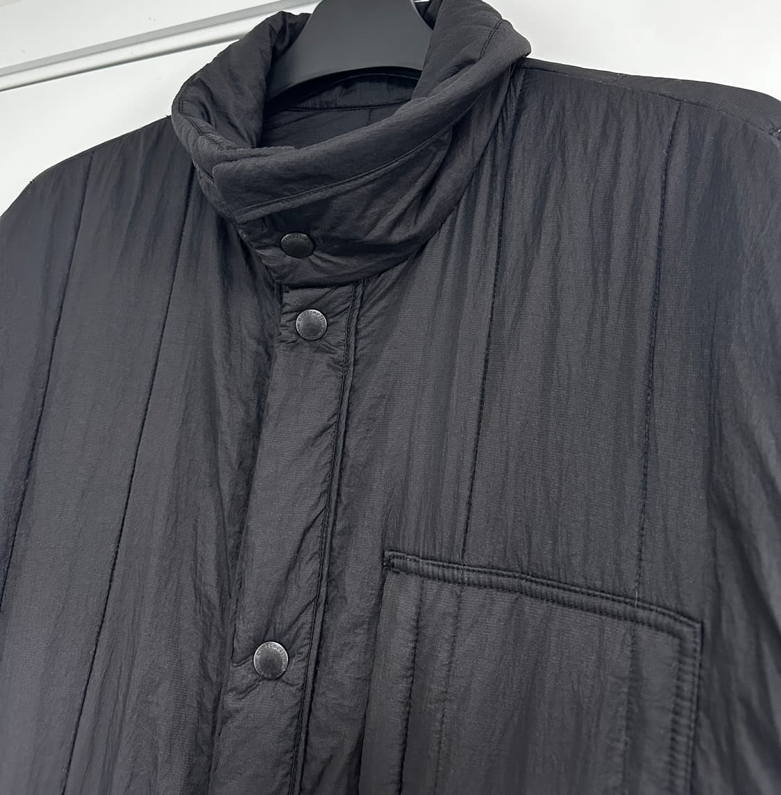 블랙 캐시미어 롱패딩 상품이미지10