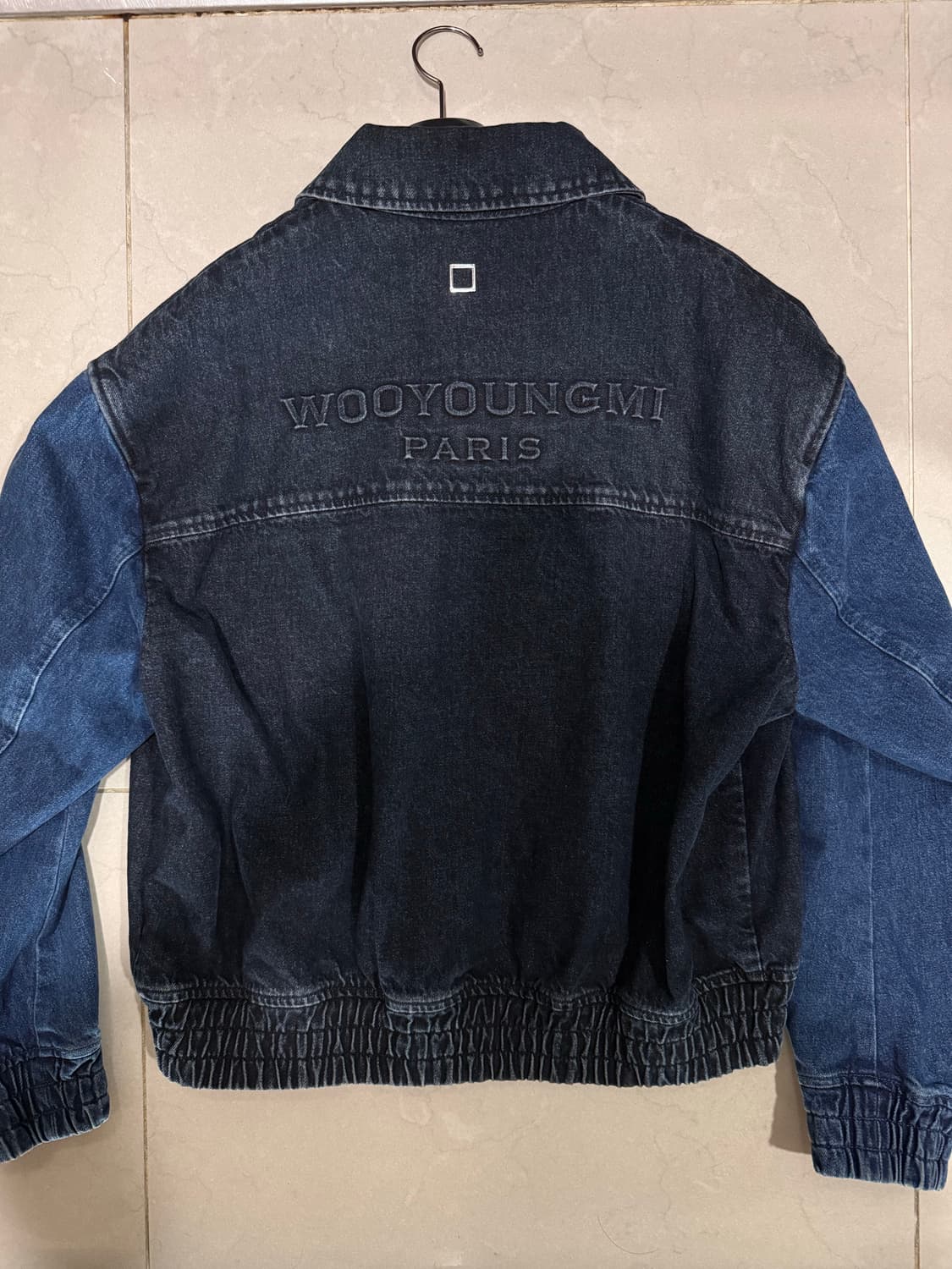 우영미 데님 바시티 자켓 48사이즈 상품이미지1