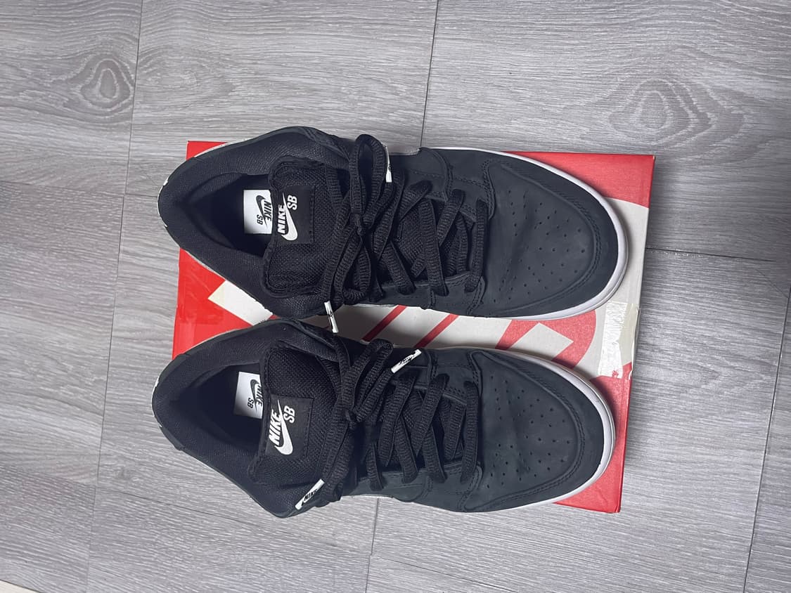 나이키 SB 덩크 로우 프로 블랙 화이트280 상품이미지5