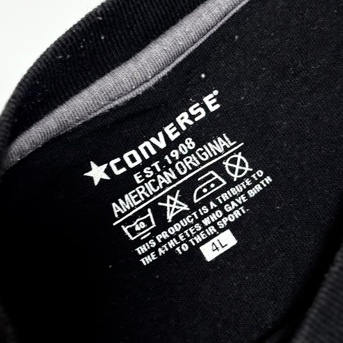 컨버스(CONVERSE) 클래식 워드마크 롱슬리브 티셔츠 상품이미지3