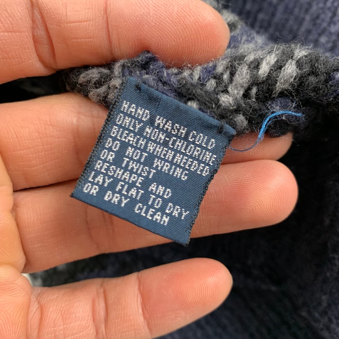 폴로 랄프로렌 램스울 캐시미어 혼방 페어아일 핸드 니트 상품이미지6