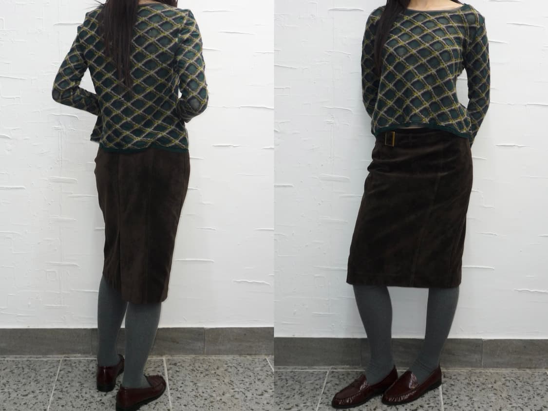 deep green mesh knit 상품이미지2