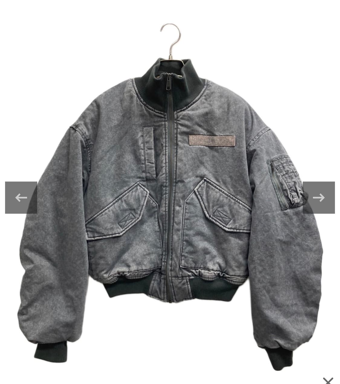 일본 브랜드 Laguagem BIG POCKET COTTON MA-1 ㄱ 상품이미지1