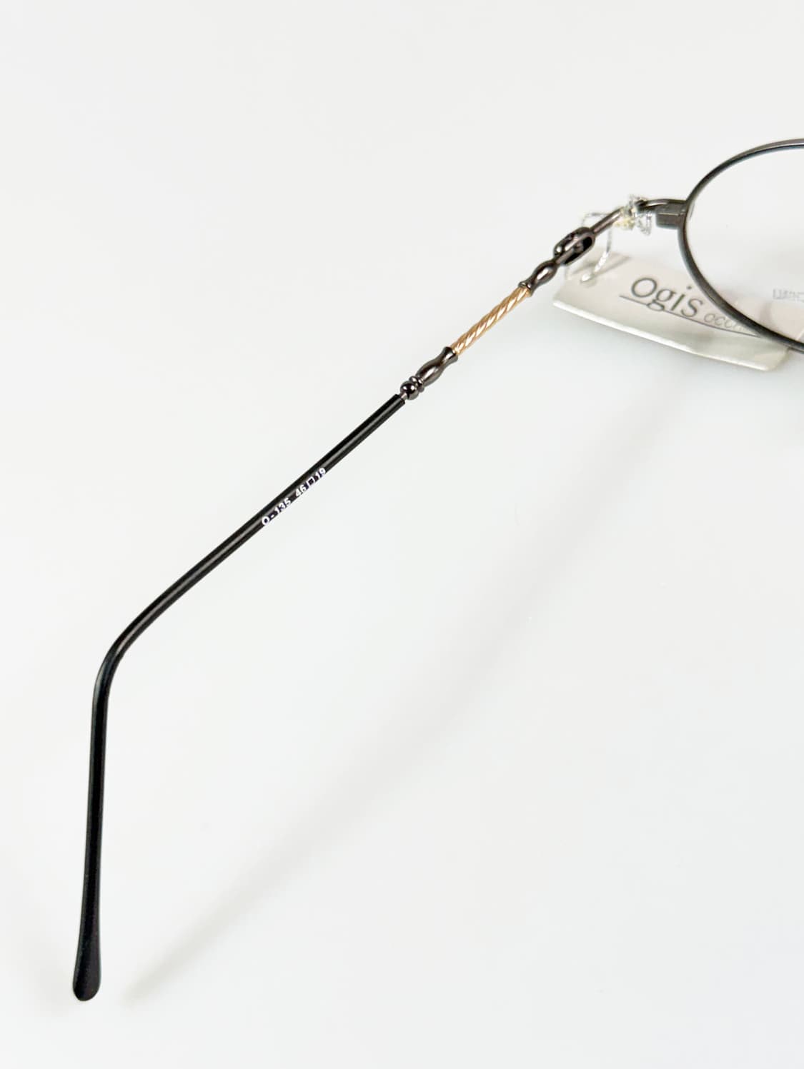 OGIS 다크 실버 슬림 오벌 메탈 프레임 빈티지 안경 상품이미지7