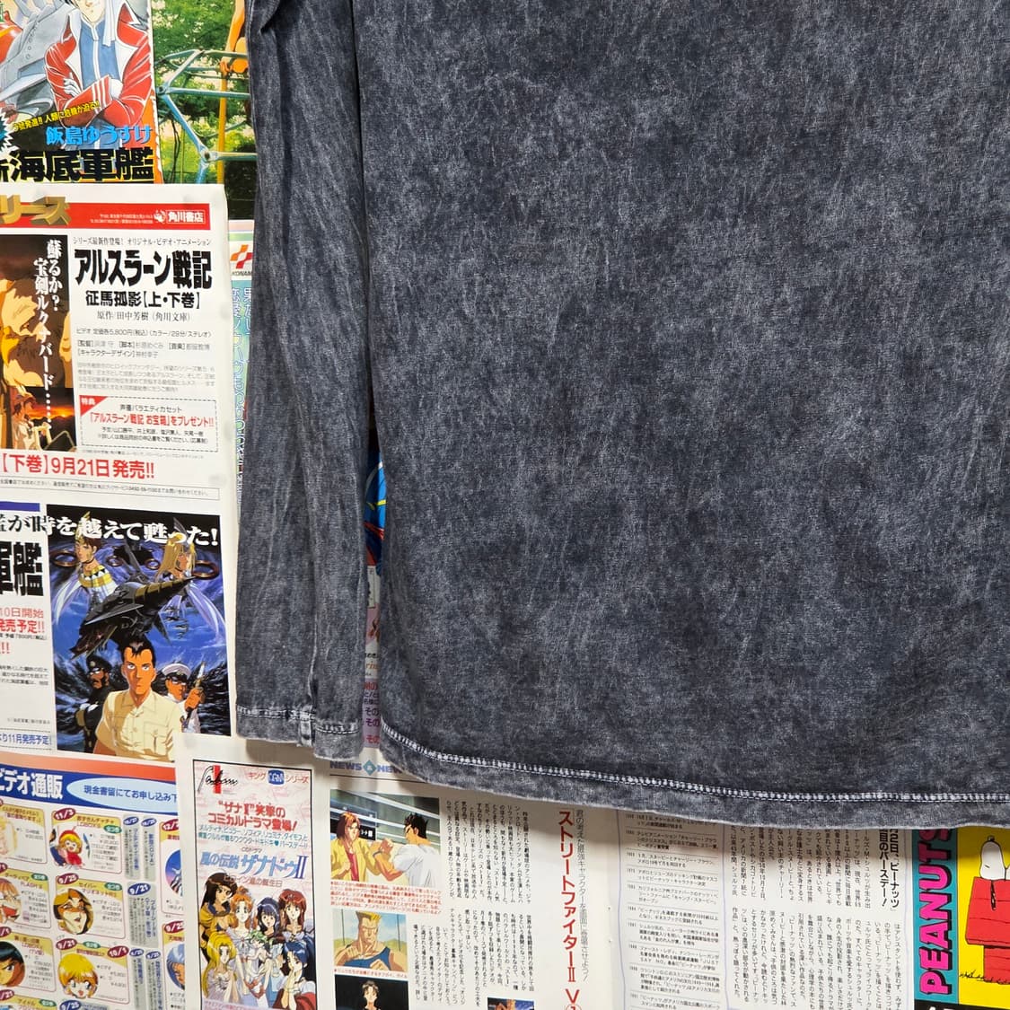 버커루 스터드 빈티지 프린팅 펑크 롱슬리브 상품이미지6