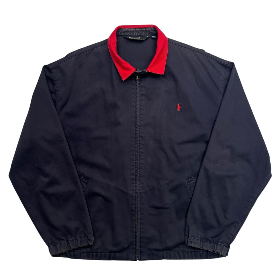 폴로 랄프로렌 레드 포니 네이비 배색 스윙톱 L 상품이미지1