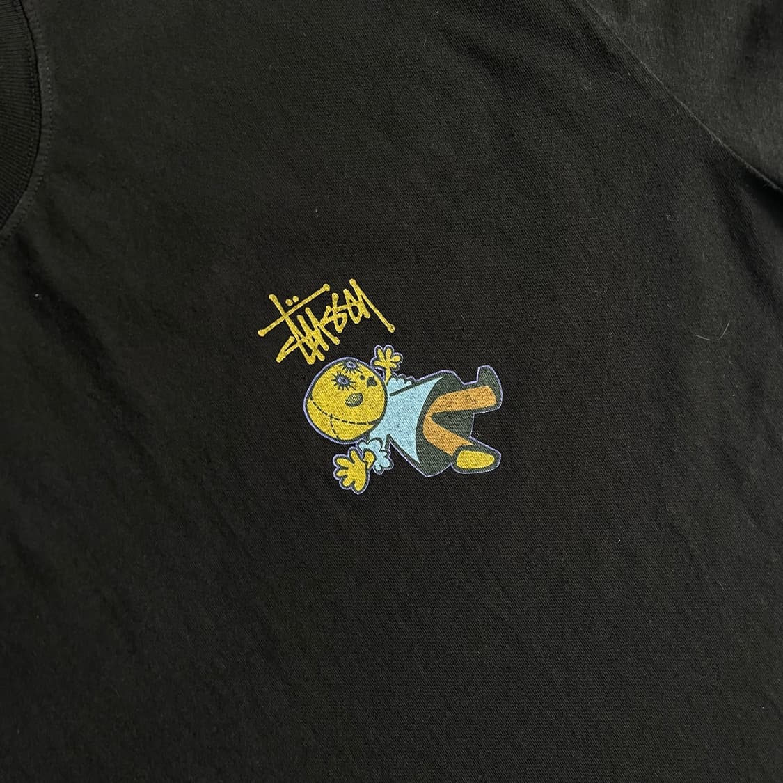 Stussy  스투시 돌리 피그먼트 블랙 티셔츠 상품이미지4