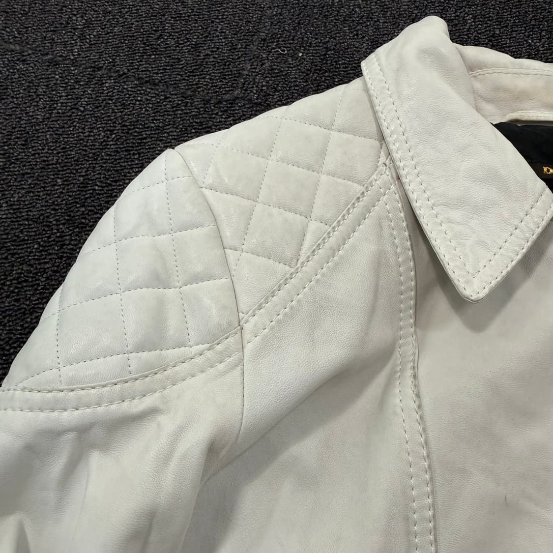 디젤 양가죽 바이커 라이더 자켓 상품이미지4