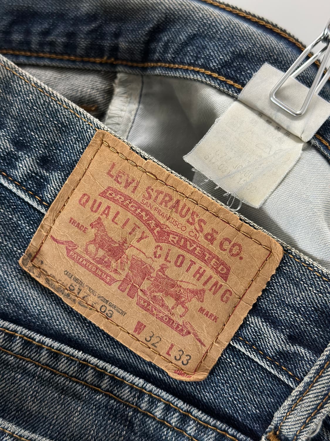 빈티지 리바이스 517 부츠컷 데님 팬츠 상품이미지10