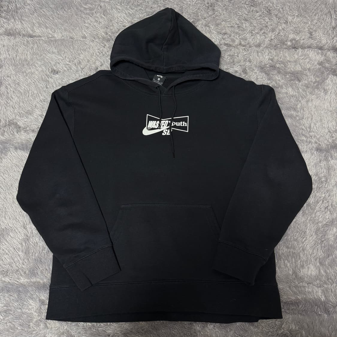 [XL] 나이키 SB x 웨이스티드 유스 후드 블랙 상품이미지1