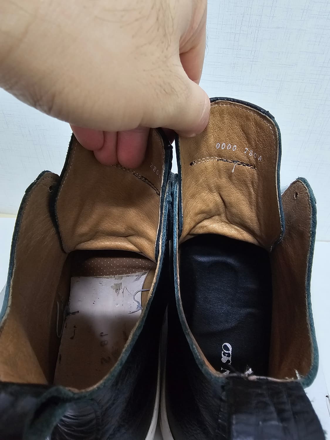 비뮈에트 컬렉션 릭오웬스 버팔로 가죽 하이탑 상품이미지5