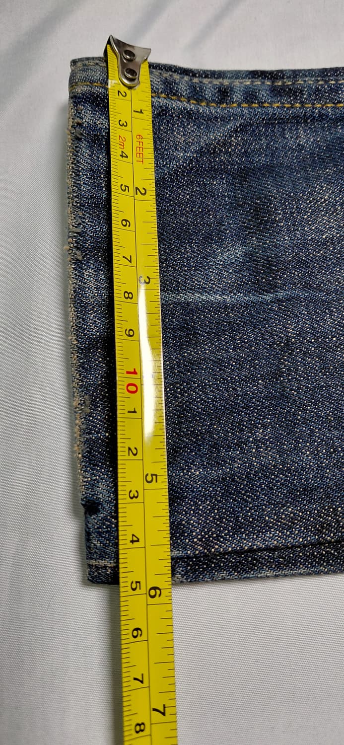 DRIVE JEANS 로우라이즈 데미지 청바지 26 (새상품) 상품이미지10