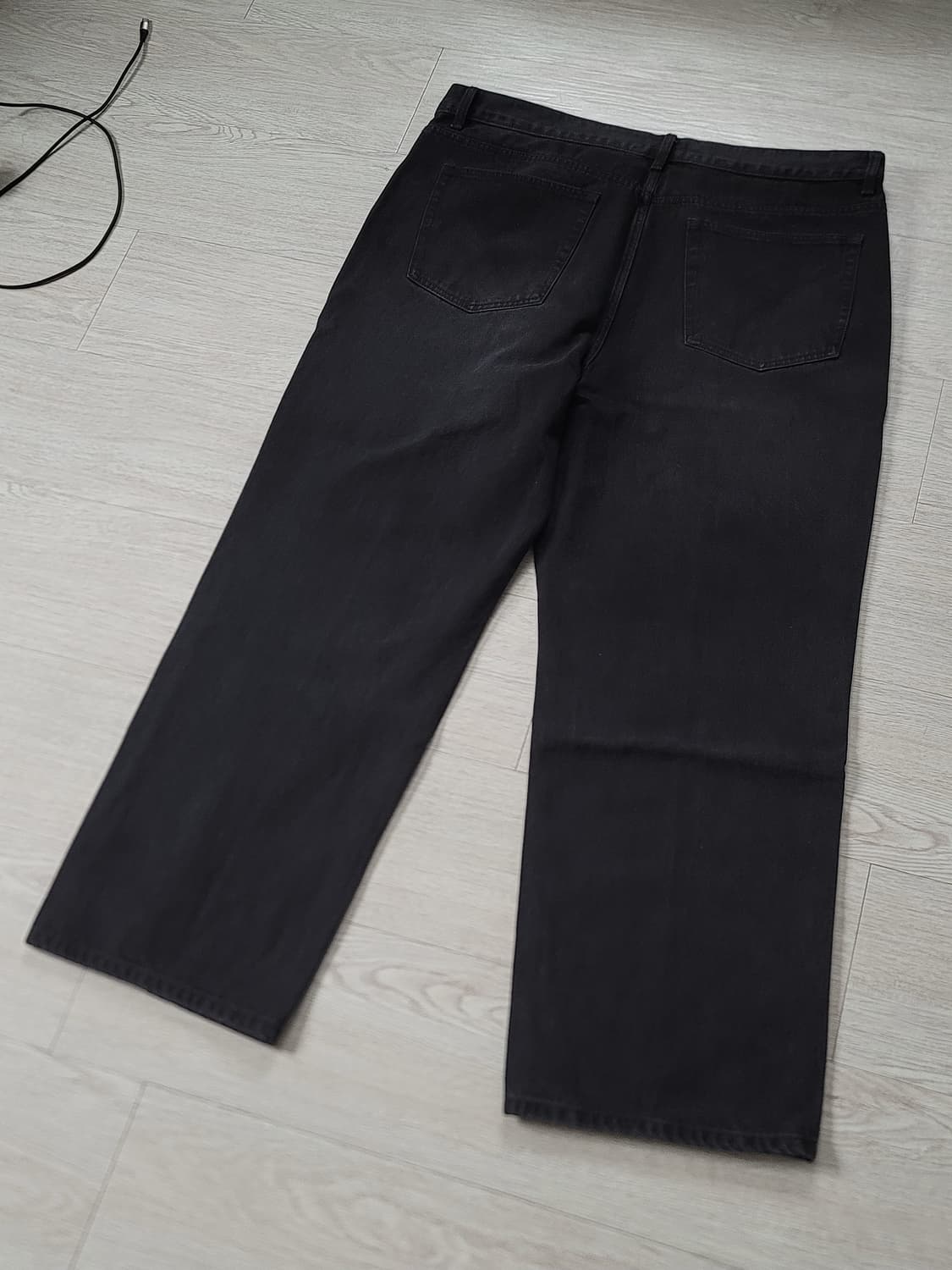 무신사스탠다드 핀턱 레귤러핏 데님팬츠 40 상품이미지2