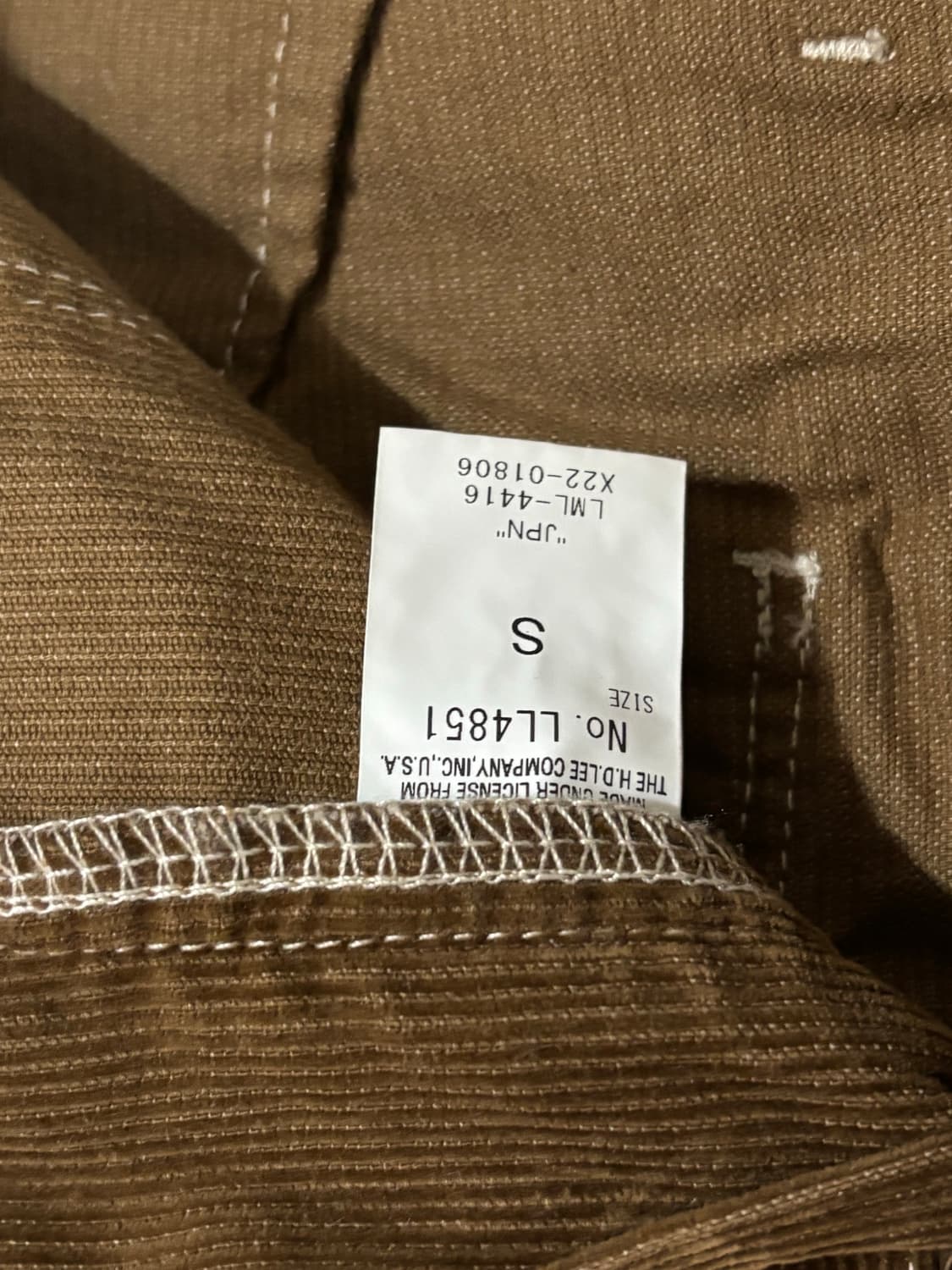 lee 리 제팬  코듀로이스커트 상품이미지4