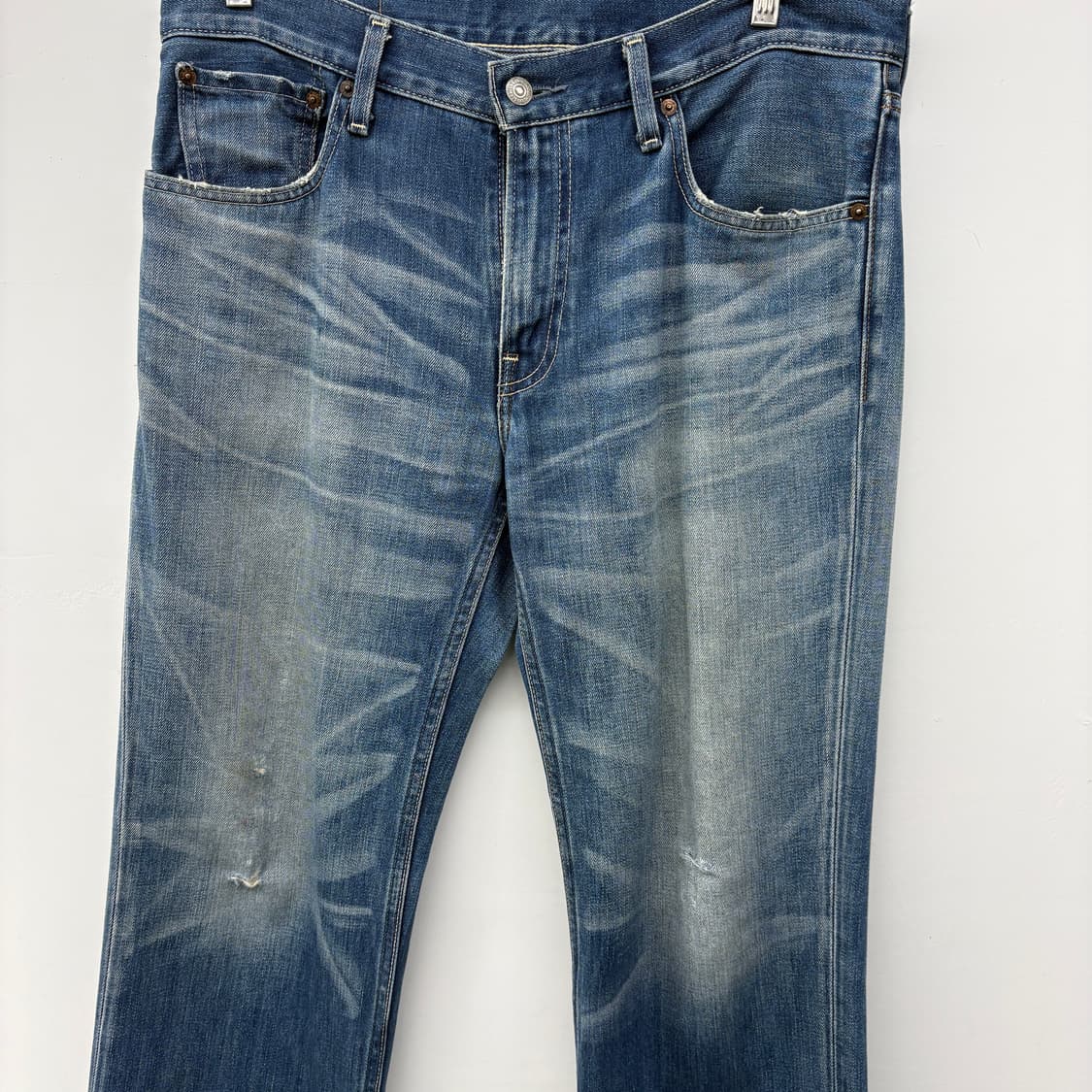 리바이스 502 빈티지 워싱 데님 청바지 33in 상품이미지2