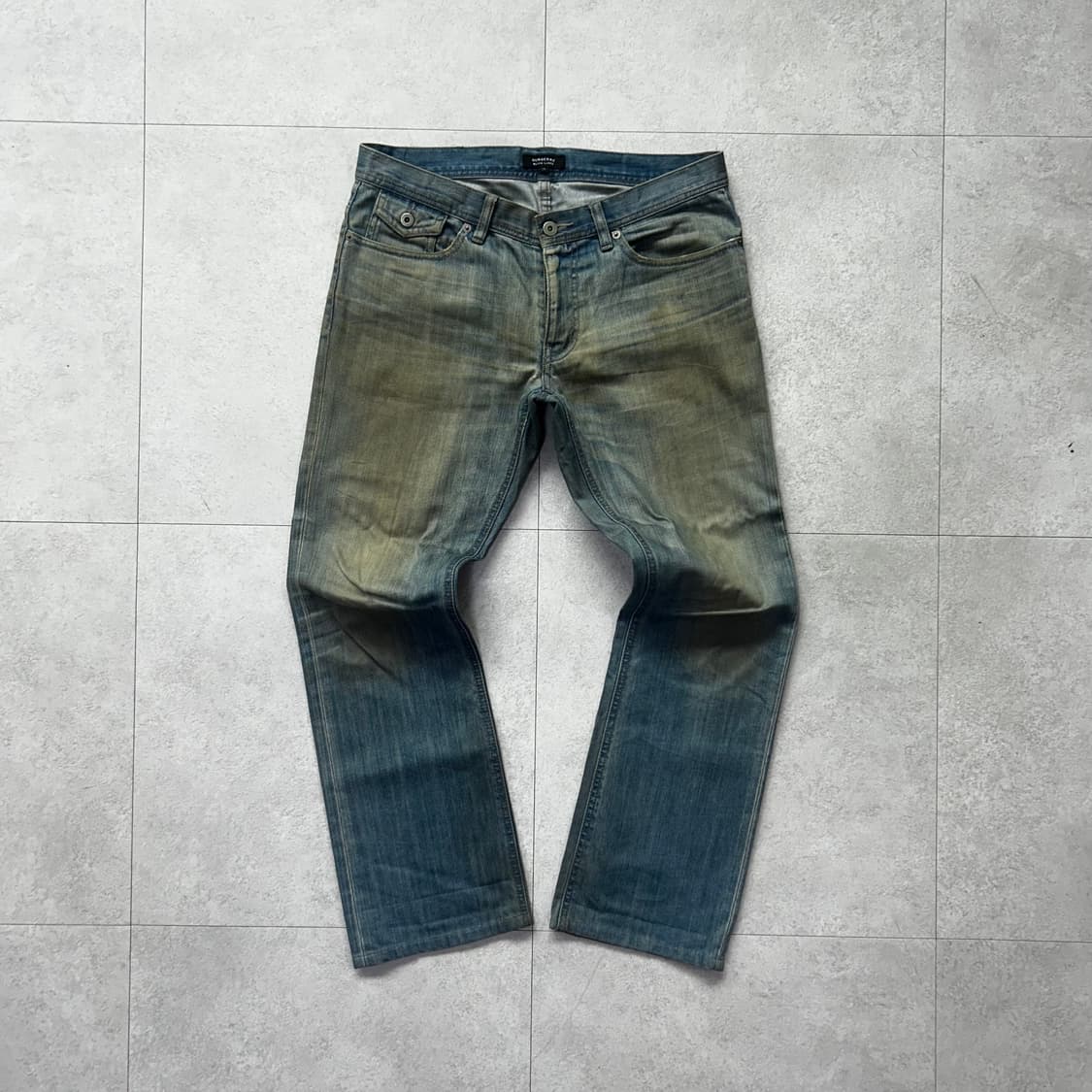 90s 버버리 블랙라벨 세미 부츠컷 데님 31 상품이미지2