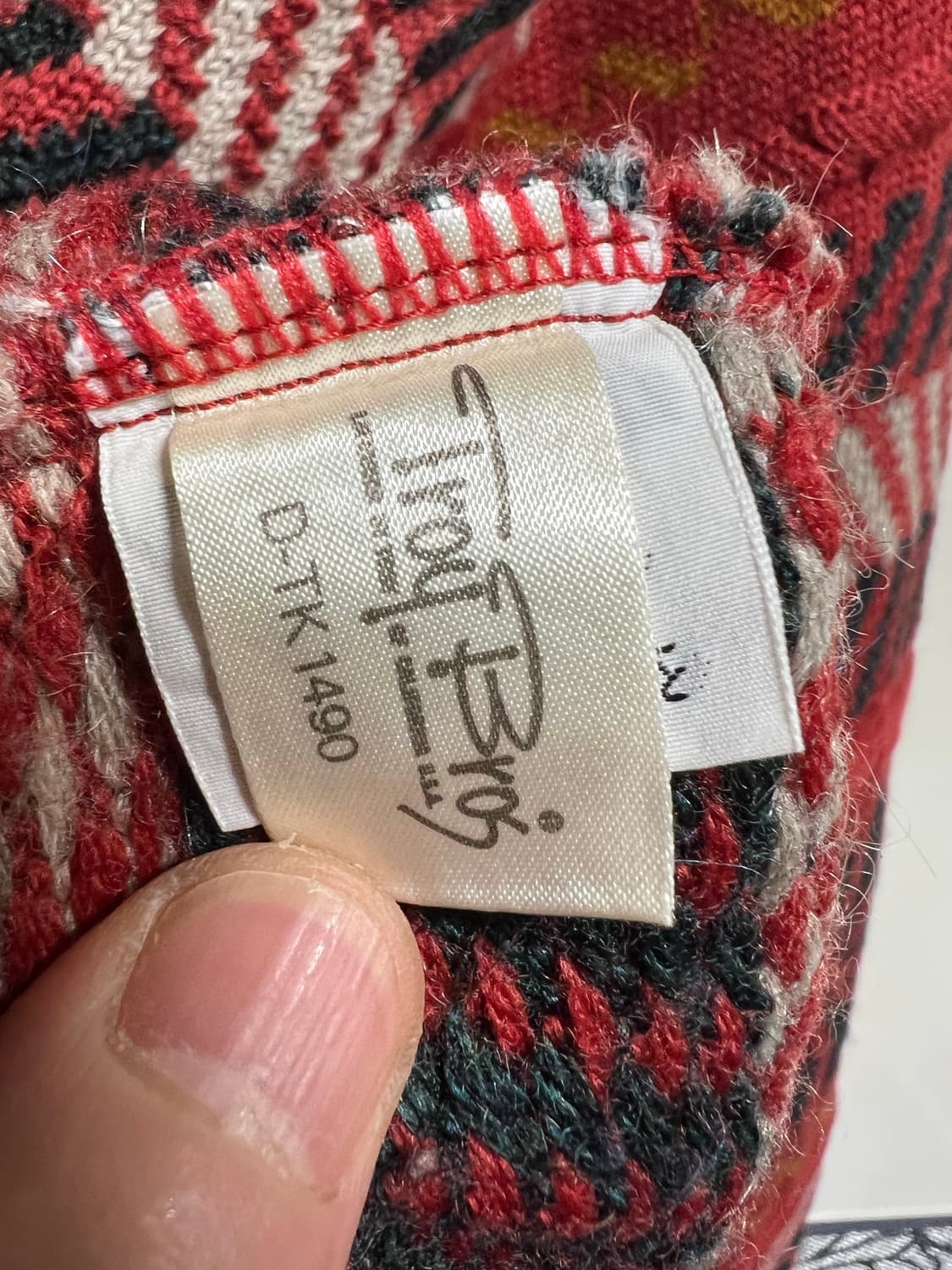 빈티지 트로이브로스 패턴 스웨터 상품이미지6