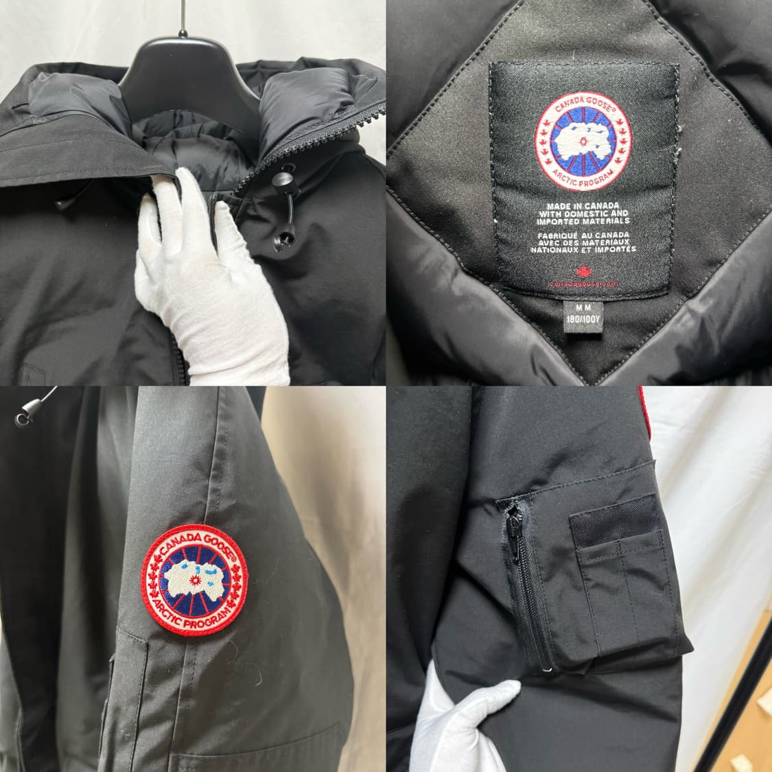 캐나다구스 칠리왁 봄버 패딩 자켓 블랙 상품이미지5