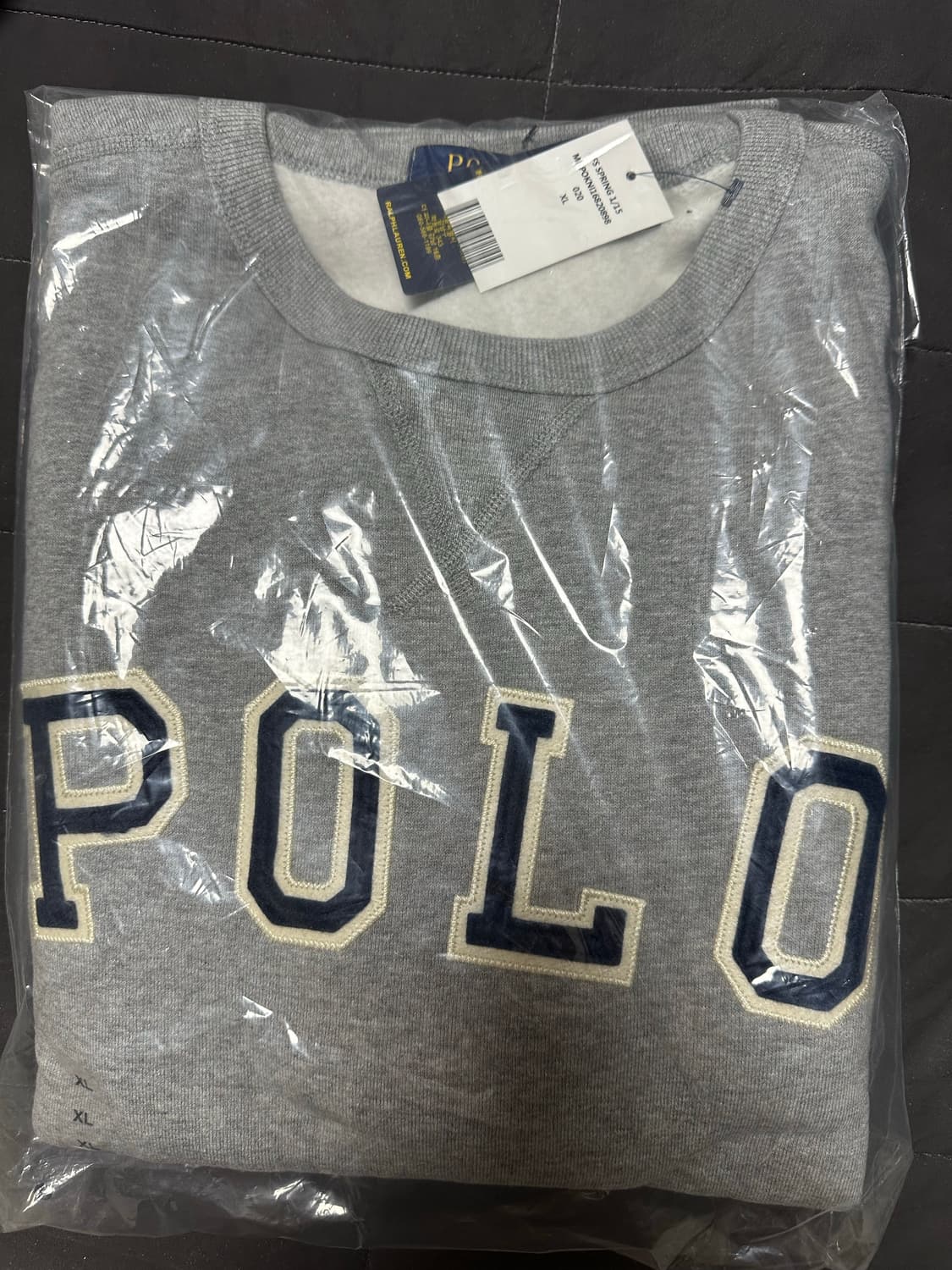 no.115 폴로 랄프로렌 빈티지패치로고맨투맨 xxl 새상품 상품이미지2