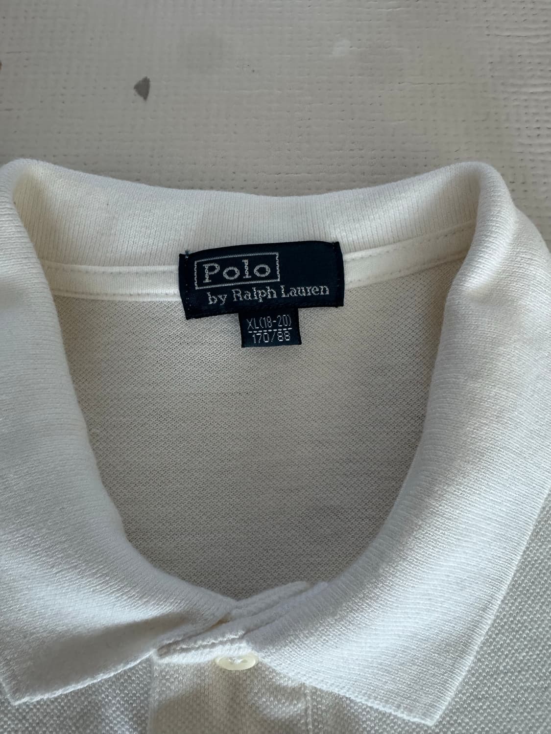 폴로 랄프로렌 민트 빅포니 화이트 카라 반팔티  상품이미지3